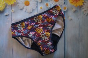 Culotte menstruelle Fleurs sauvages