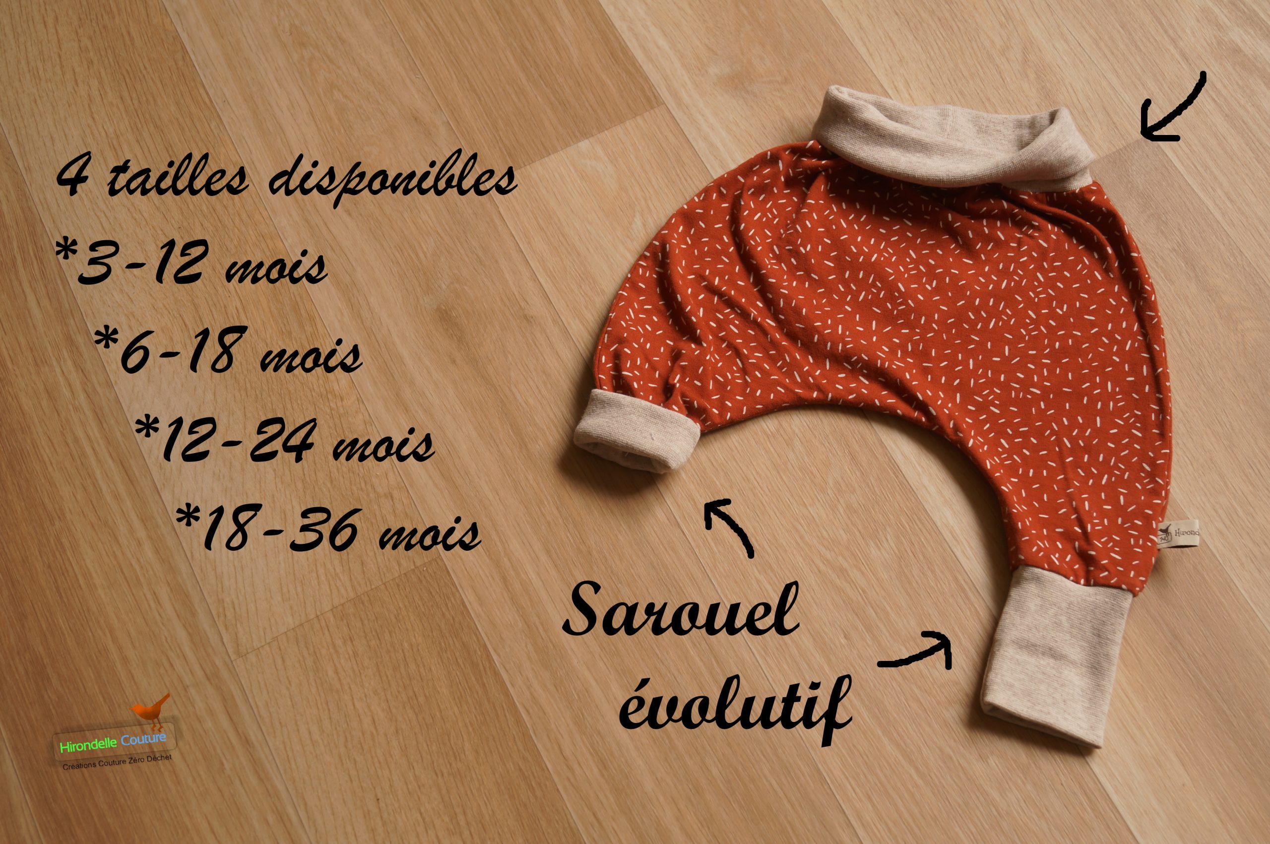 Sarouel évolutif Fleurs sauvage – Image 5