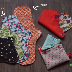 Serviette hygiénique lavable