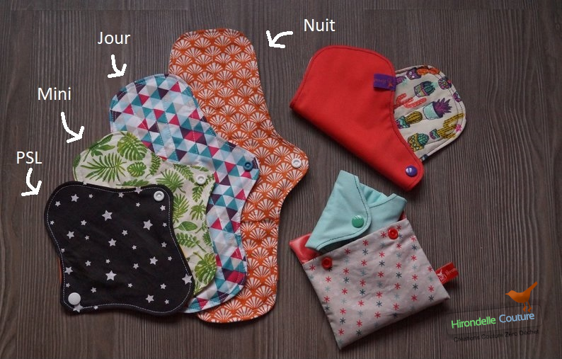Serviette hygiénique lavable
