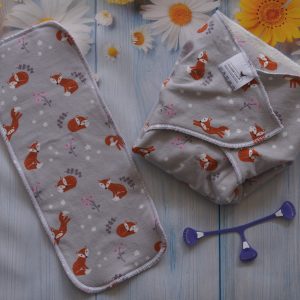 Couche préplate Spéciale Nuit Modal/Chanvre Tailles M ou L Renarde