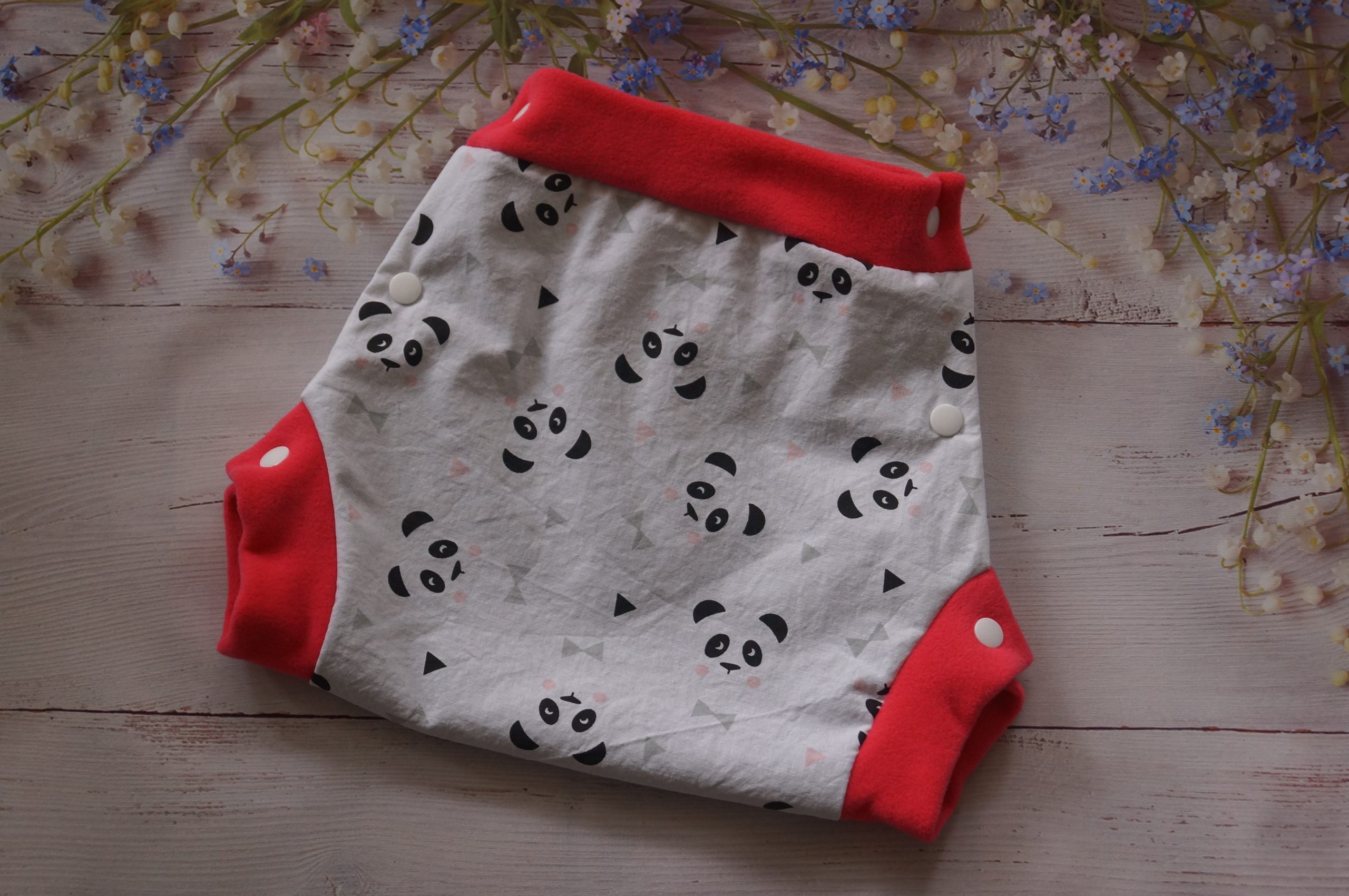 Shorty Pandas blancs