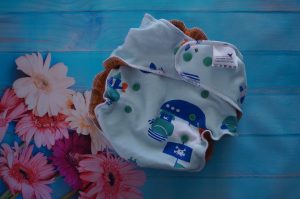 Couche classique + Booster Grenouilles pirates