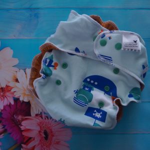 Couche classique + Booster Grenouilles pirates