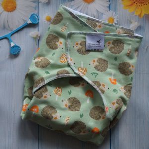 Couche préplate Double Bambou "Jour et Nuit" Tailles S, M, L Hérissons