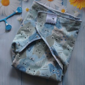 Couche préplate Spéciale Nuit Modal/Chanvre Tailles M ou L Chats