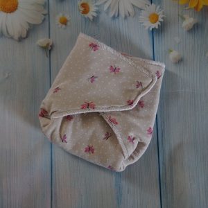 Couche préplate Spéciale Nuit Modal/Chanvre Tailles M ou L Papillons