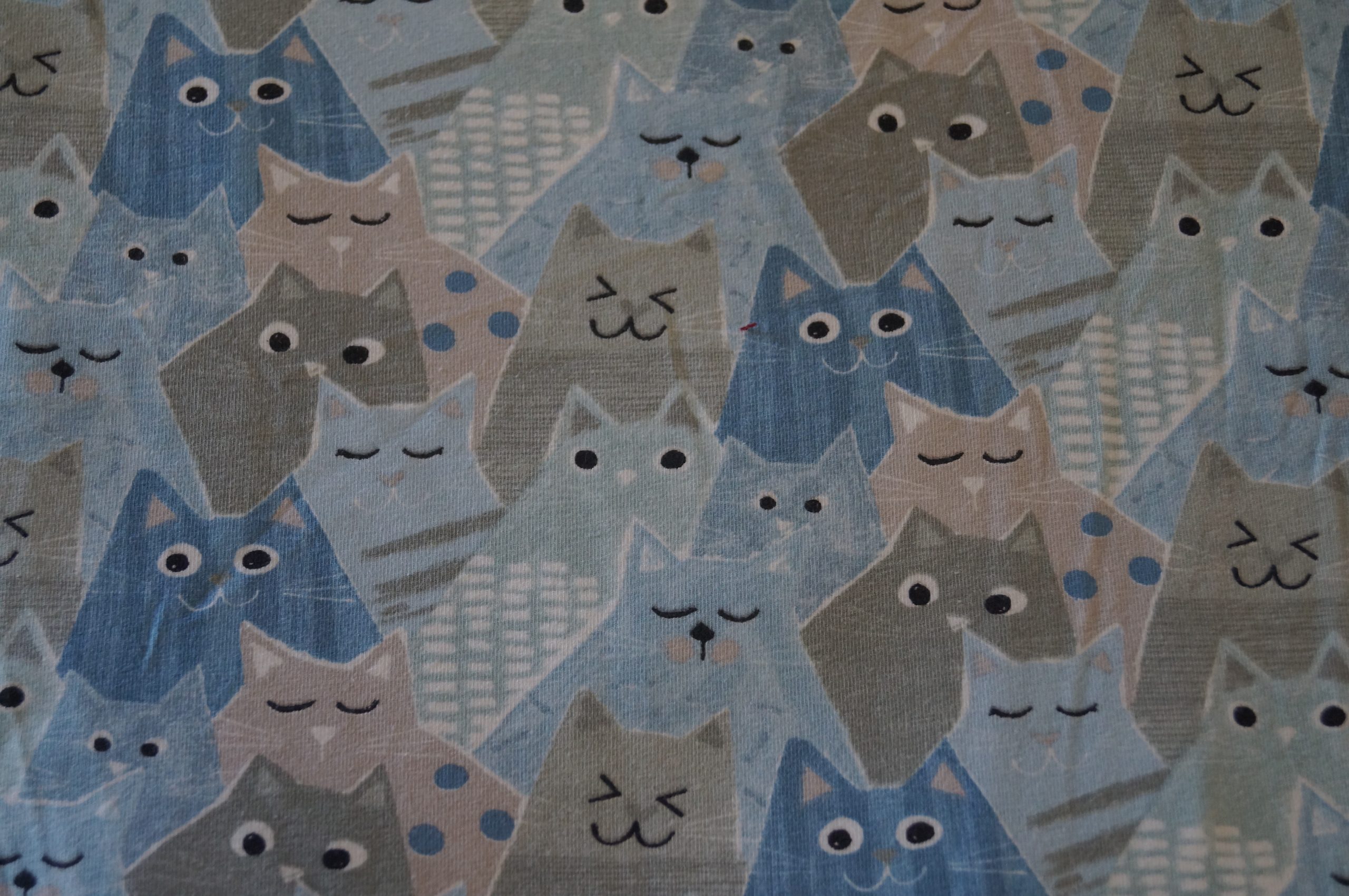 Couche préplate Bambou "Jour" Taille unique Chats – Image 2