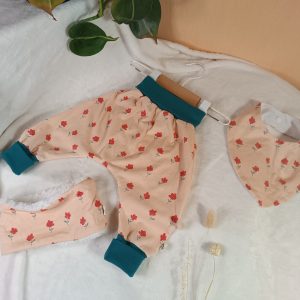 lot sarouel évolutif coquelicot 2