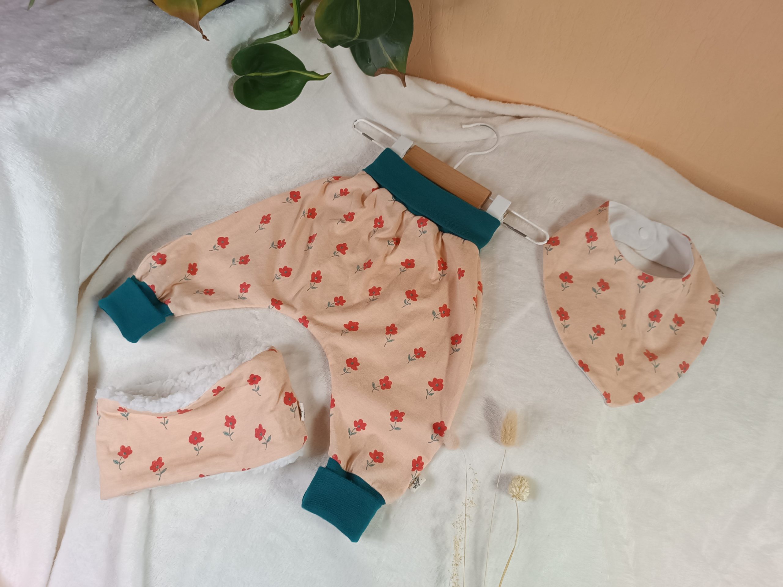 lot sarouel évolutif coquelicot 2