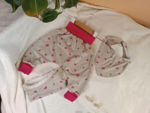 lot sarouel évolutif papillons