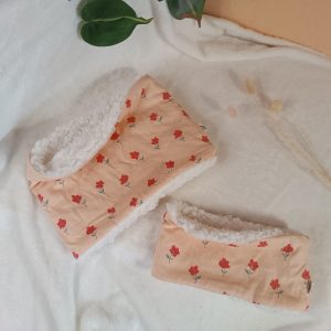 snood coquelicot bébé enfant 5