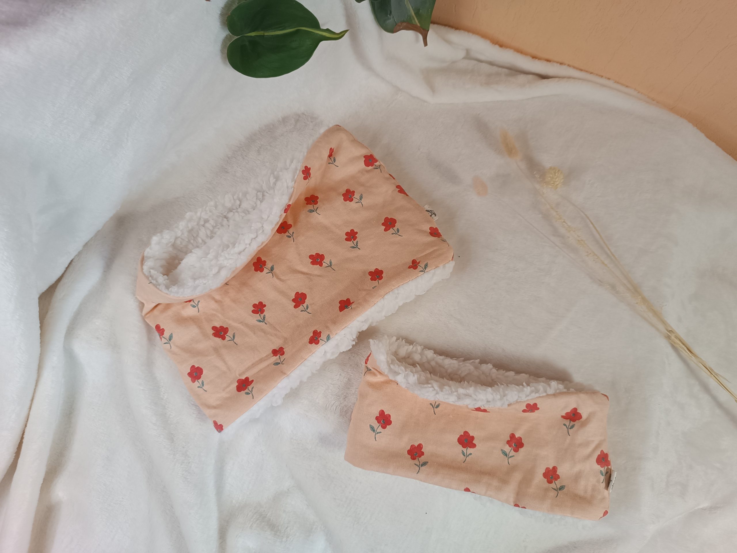 snood coquelicot bébé enfant 5