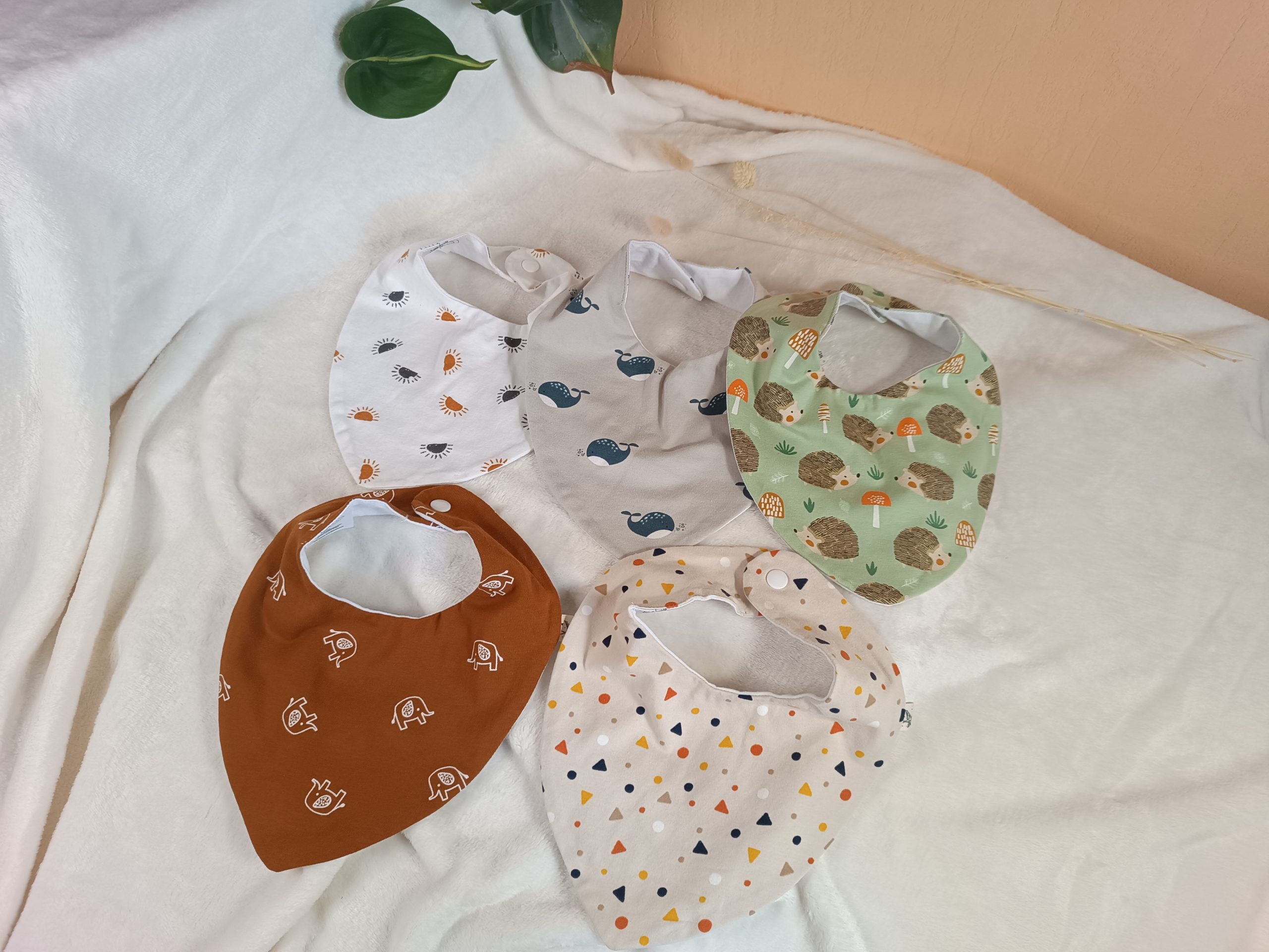bavoir bandana motif mixte 4