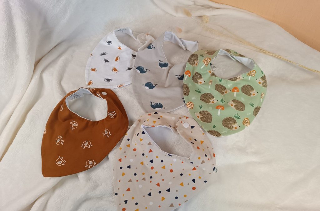 bavoir bandana motif mixte 5